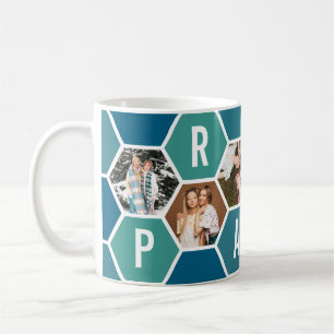 Caneca De Café Tipografia preta e branca Simple Modern