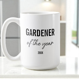 Caneca De Café Tipografia Preta Simples Moderna Personalizada Jar