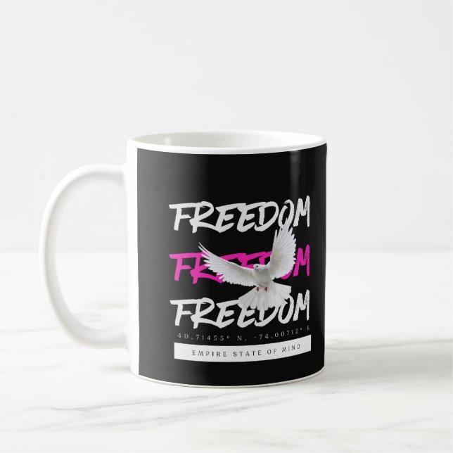 Caneca De Café Tipografia Urbana Liberdade (Esquerda)