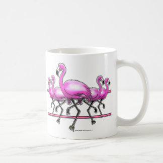 Caneca De Café Tira do flamingo