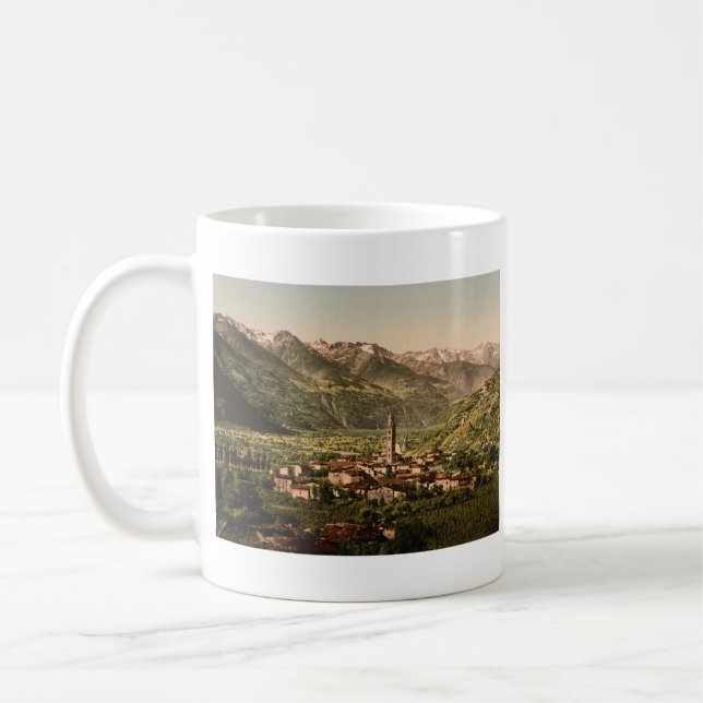 Caneca De Café Tirano, Lombardy, Italia (Esquerda)