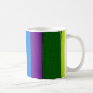 Caneca De Café Tiras brilhantes arco-íris