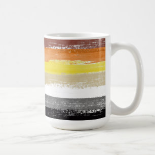 Caneca De Café Tiras de tinta do orgulho do urso