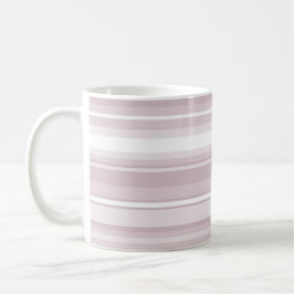 Caneca De Café tiras rosa rosa quartzo