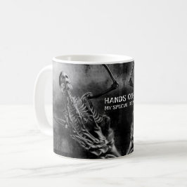 Caneca De Café Tire As Mãos! A minha cerveja especial. Esqueleto
