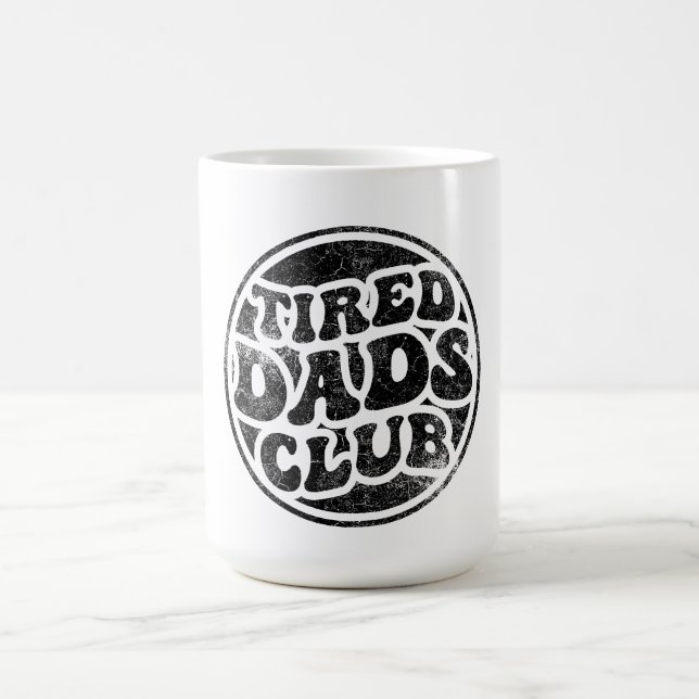 Caneca De Café Tired Pais Club Funny (Centro)