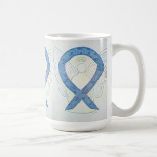 Caneca De Café Tireoide Sensibilização Fita Angel Café Mug