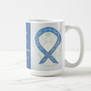 Caneca De Café Tireoide Sensibilização Ribbon Angel Mug