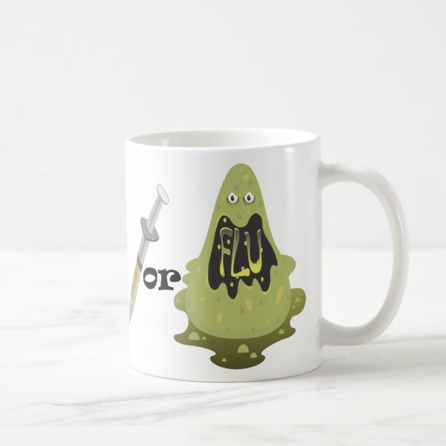 Caneca De Café Tiro ou gripe (Direita)