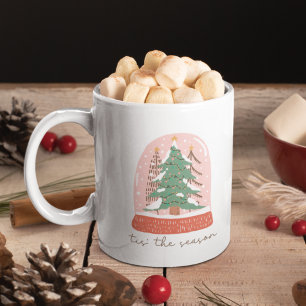 Caneca De Café Tis The Season Christmas Snow Globe Holiday