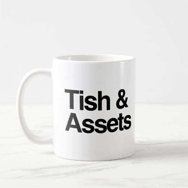 Caneca De Café Tish e Ativos (Esquerda)