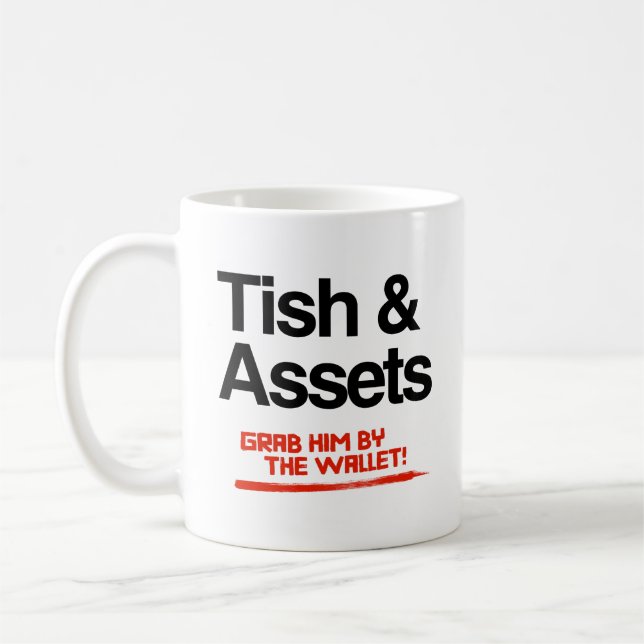Caneca De Café Tish e Ativos - Pegue-o pelo bolso (Esquerda)