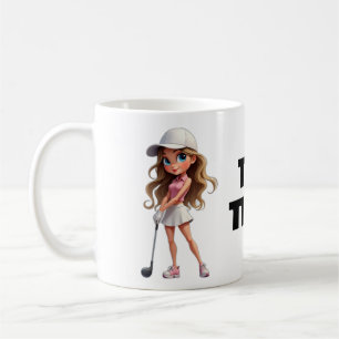 Caneca De Café TIT TIME Golf Serviço de Novidade de Bens desporti