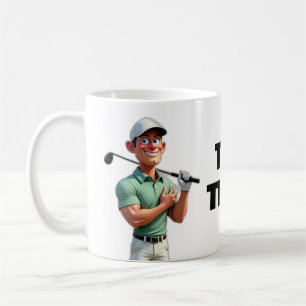 Caneca De Café TIT TIME Golf Serviço de Novidade de Bens desporti