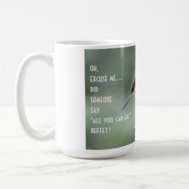 Caneca De Café Titmouse giro no alimentador, engraçado