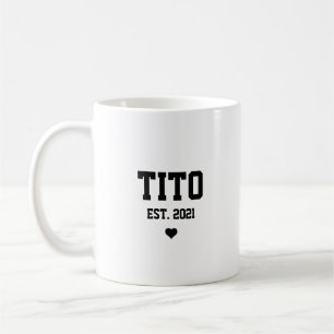 Caneca De Café Tito Tio Gravidez Anúncio Presente Café Mug