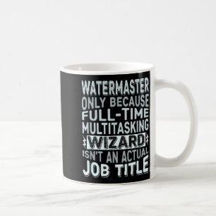 Caneca De Café Título de Emprego de Mago Citação - Engraçado Wate