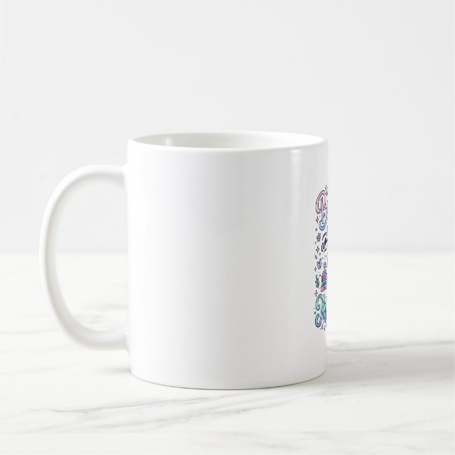 Caneca De Café Título de Presente Mágico e Reservado de Unicórnio (Esquerda)
