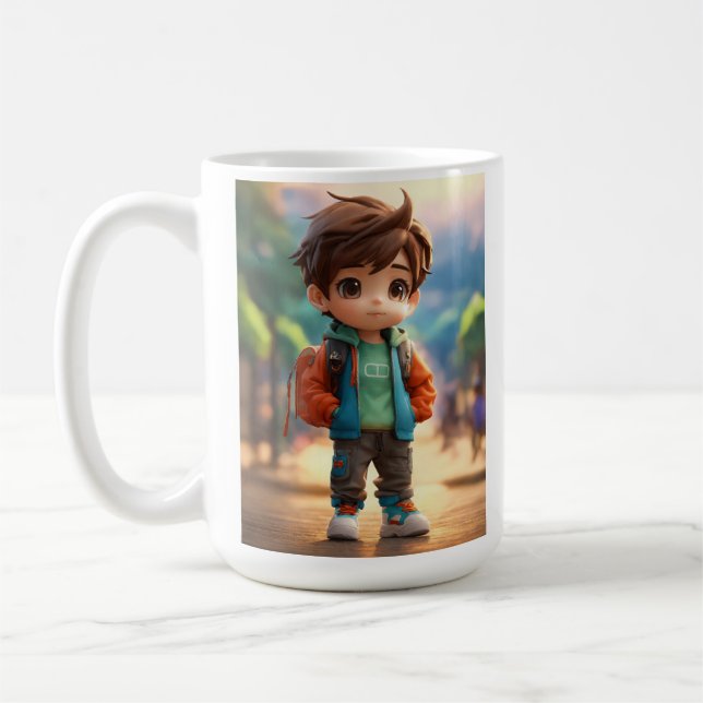 Caneca De Café Título: "Morning Bliss Mug" Descrição: Iniciar (Esquerda)