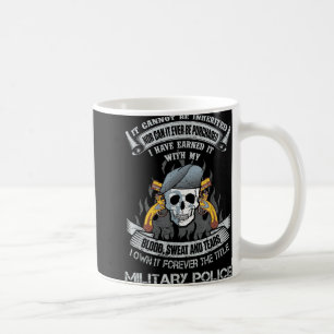 Caneca De Café Título Para Sempre Polícia Militar Exército Americ