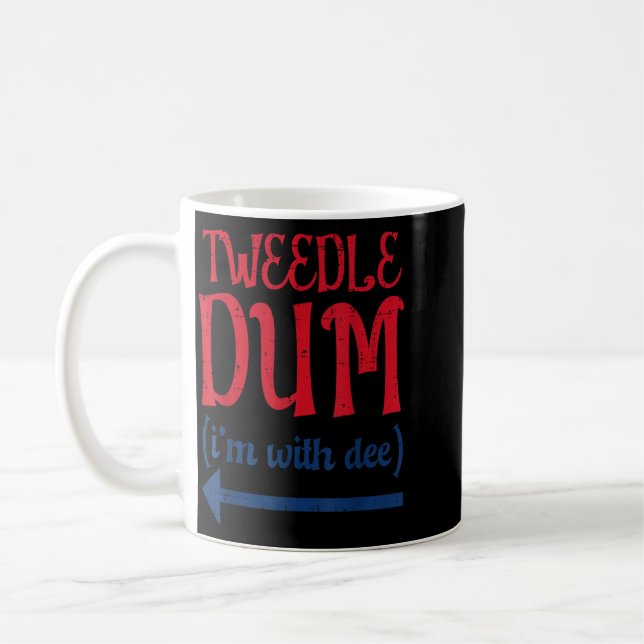 Caneca De Café Tle Dum Com Dee Fantasia De Halloween Combinando R (Esquerda)