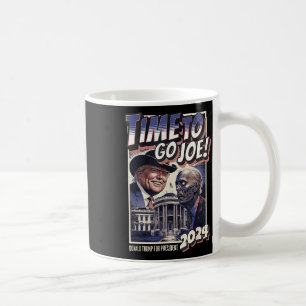 Caneca De Café To Go Joe Divertido Pro Trump & Zombie Biden 2024 