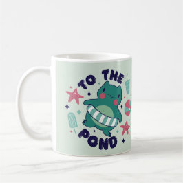 Caneca De Café To the Pond Mug – Cute Frog Adventure Gift