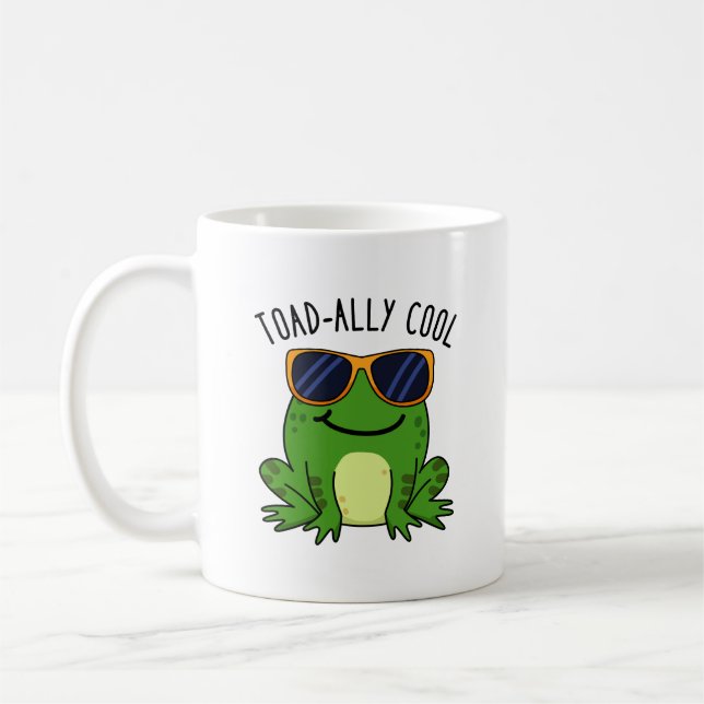 Caneca De Café Toad Pun Engraçado Legal (Esquerda)