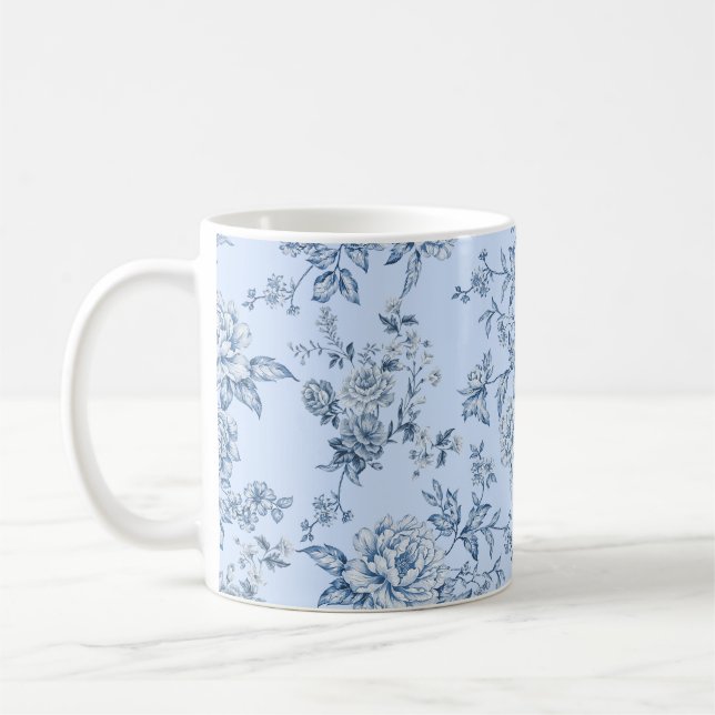 Caneca De Café Toalete Azul (Esquerda)