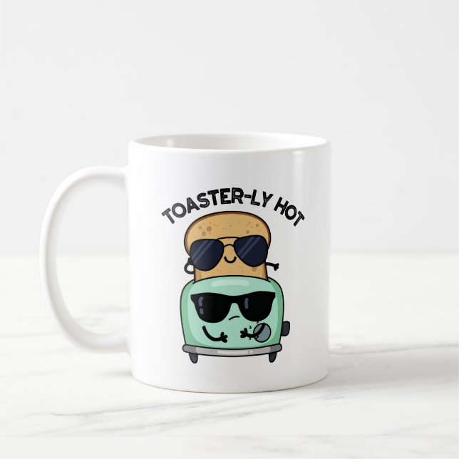 Caneca De Café Toaster Pun Engraçado Com Toasteris (Esquerda)