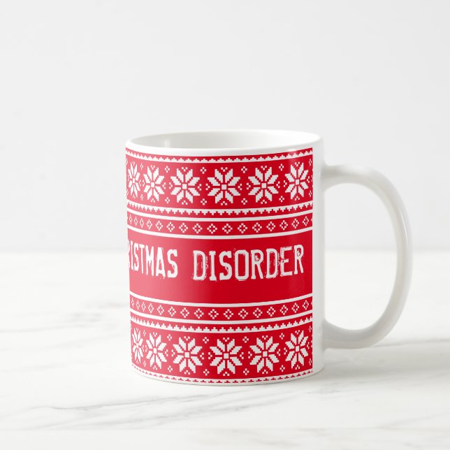 Caneca de café TOC Transtorno Obsessivo de Natal D (Direita)