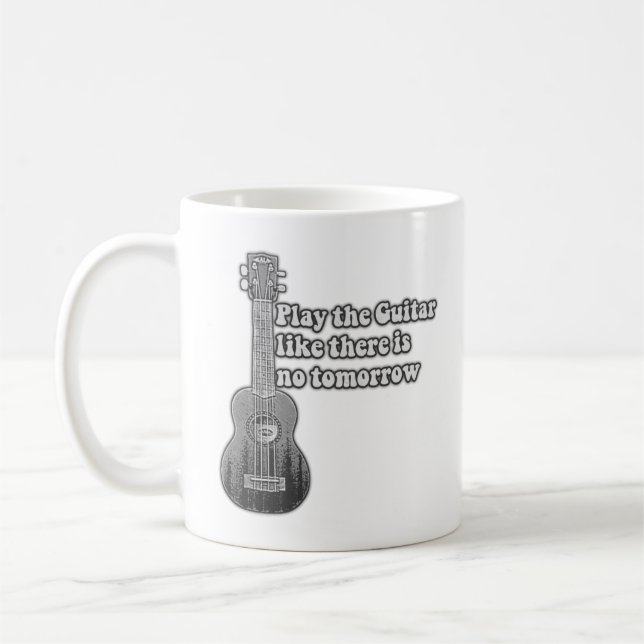 Caneca De Café Toca a guitarra como se não houvesse amanhã (Esquerda)