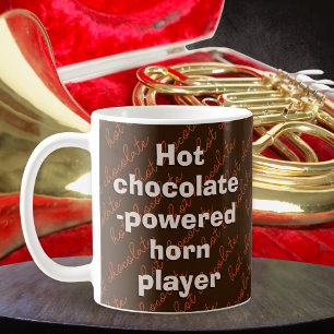 Caneca De Café Toca Trompa Alimentado por Chocolate Quente Tema M