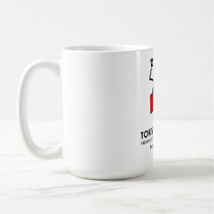 Caneca De Café Toca Violão Urbano Moderno Gráfico-Tokyo Edge Lab