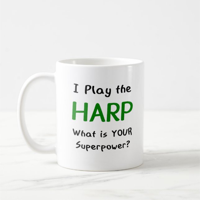 Caneca De Café tocador de harpa (Esquerda)