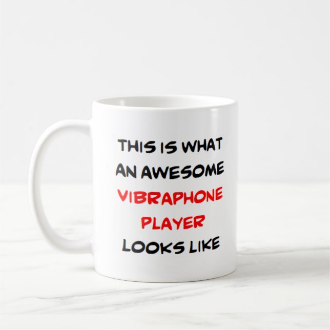 Caneca De Café tocador de vibrafone, incrível (Esquerda)