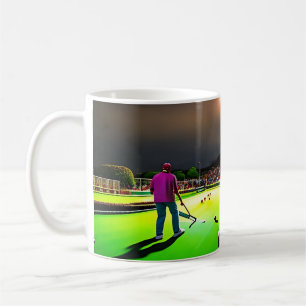 Caneca De Café Tocando Twilight Lawn Bowl, Café Mug