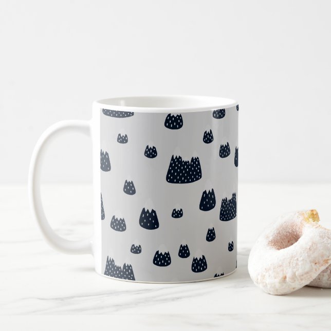Caneca De Café Tocas de Neve Escandinavas (Com Donut)