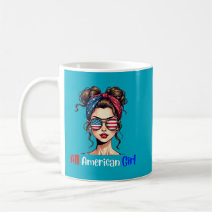 Caneca De Café Toda a Garota Americana Café Patriótico
