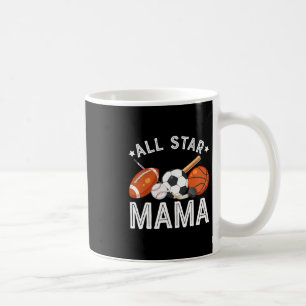 Caneca De Café Toda Estrela Mamãe Do Menino Do Aniversário Sketll
