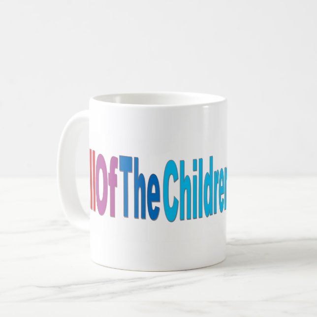 Caneca De Café Todas as Crianças do Mundo (Frente Esquerda)