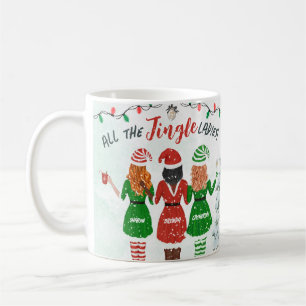 Caneca De Café Todas as Mulheres de Jingle no Natal