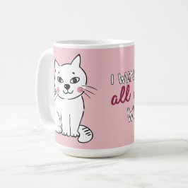 Caneca De Café Todas as nove vidas com vocês Dias de os namorados
