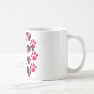 Caneca De Café Todas minhas crianças têm as patas