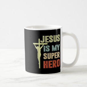 Caneca De Café Toddler Jesus É Meu Super Herói Cristão Deus Filho