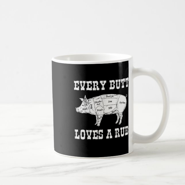 Caneca De Café Todo Bumbum Adora Churrasco De Rub Griling Com Pai (Direita)