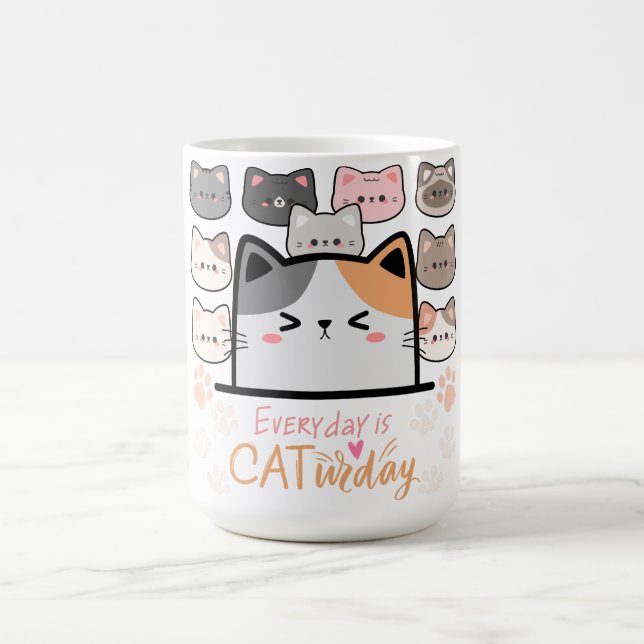 Caneca De Café Todo dia é Cat-urday (Centro)