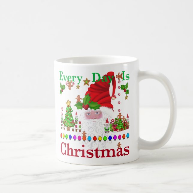 Caneca De Café Todo Dia É Natal (Direita)