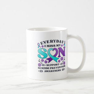 Caneca De Café Todo Dia Eu Sinto Falta Do Meu Filho Apoio À Preve