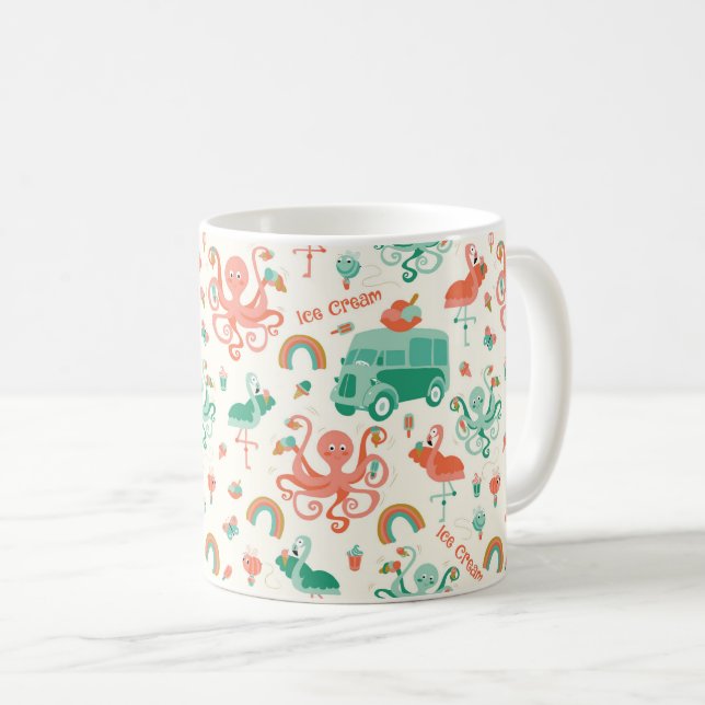 Caneca De Café Todo mundo ama sorvete Mug (Frente Esquerda)